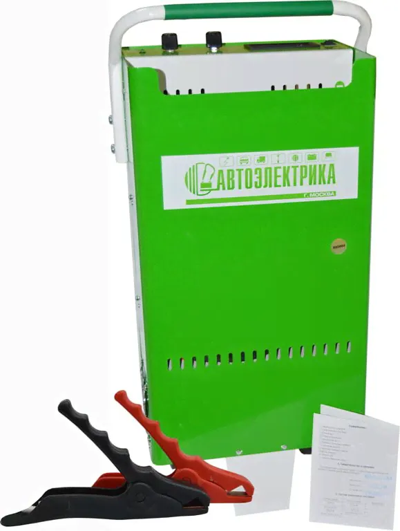 Устройство пуско-зарядное с диагностикой 12-24V/6-400Ач/220А передвижное АВТОЭЛЕКТРИКА-3