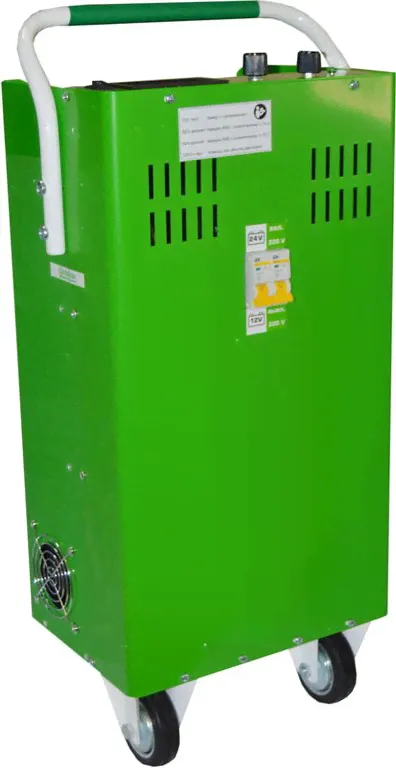 Устройство пуско-зарядное с диагностикой 12-24V/6-400Ач/220А передвижное АВТОЭЛЕКТРИКА-1